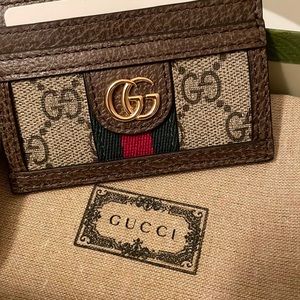 Gucci card holder Ophidia GG card case